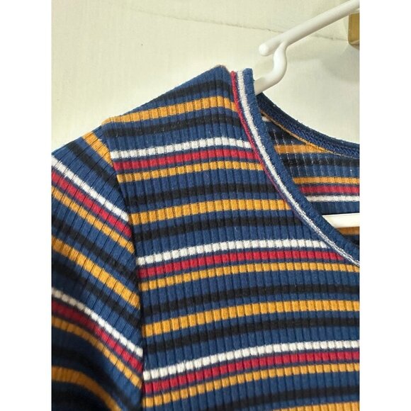 Women’s size medium colored striped maxi dress - Picture 5 of 8